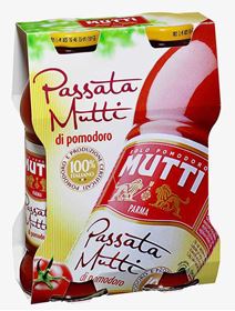Immagine di MUTTI PASSATA BOTTIGL.400GR.X2