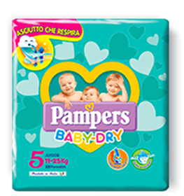 Immagine di PAMPERS BABYDRY JUNIOR x 17 OS