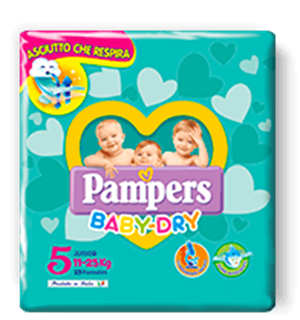 Immagine di PAMPERS BABYDRY JUNIOR x 17 OS