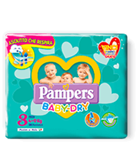 Immagine di PAMPERS BABYDRY MIDI x 20 O.S.