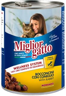 Immagine di MGATTO 400 gr.BOCC.CONIGLIO