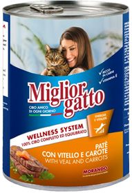 Immagine di MGATTO 400 gr.PATE'VIT/CAROTE