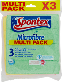 Immagine di SPONTEX MICROFIBRA PAD X3