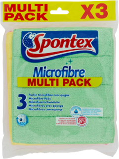 Immagine di SPONTEX MICROFIBRA PAD X3