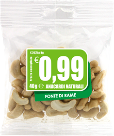 Immagine di EUR ANACARDI CRUDI gr.40