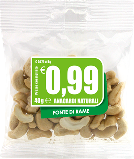 Immagine di EUR ANACARDI CRUDI gr.40