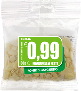 Immagine di EUR MANDORLE AFFETTATE GR.30
