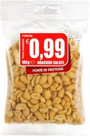 Immagine di EUR ARACHIDI SALATE GR.100