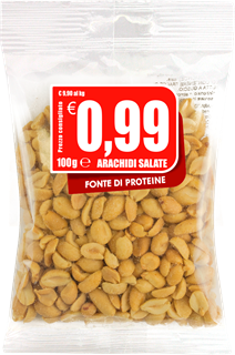 Immagine di EUR ARACHIDI SALATE GR.100