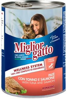 Immagine di MGATTO 400 gr.PATE' TONNO/SALMONE