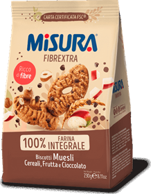 Immagine di MISURA BISC.FIBRAEXTRA gr230 MUESLI