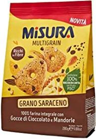 Immagine di MISURA BISC.MULTIGRAIN gr280 gr.saraceno goc.ciocc&mandorle