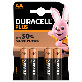 Immagine di DURACELL 4 PILE STILO 1,5 V.