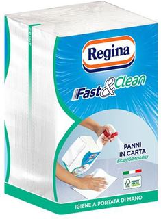 Immagine di REGINA PANNO CARTA FAST&CLEAN 100PZ