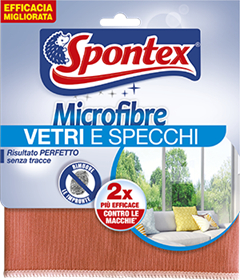 Immagine di SPONTEX MICROFIBRA VETRI SPECCHI