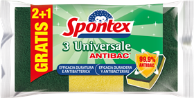 Immagine di SPONTEX UNIVERSALE SPUGNE 2+1