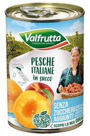 Immagine di VALFRUTTA LTgr.411 PESCHE SCIROP.LT.S/ZUCCH.