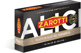 Immagine di ZAROTTI ALICI CANTABRICO ORO 70GR