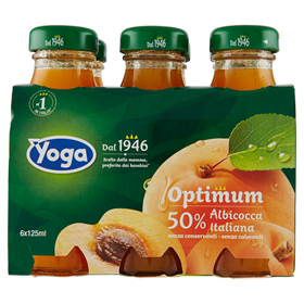 Immagine di YOGA VETRO ML.125X6 ALBICOCCA