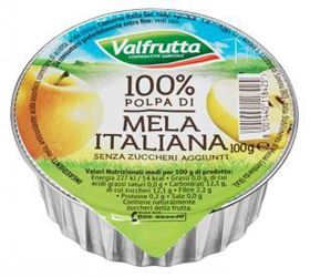 Immagine di VALFRUTTA POLPA BIS gr.100 MELA