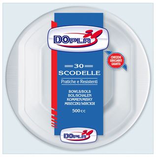 Immagine di DOPLA SCODELLE POLPA 400cc 15pz