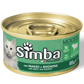 Immagine di SIMBA GATTO MOUSSE GR.85 MANZO/ROGNONE