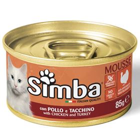 Immagine di SIMBA GATTO MOUSSE GR.85 POLLO/TACCH.