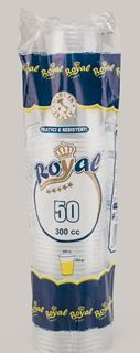 Picture of ROYAL BICC.TRASPARENTI 300 CC 50PZ