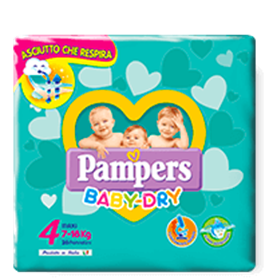 Immagine di PAMPERS BABYDRY MAXI x 18 7.59