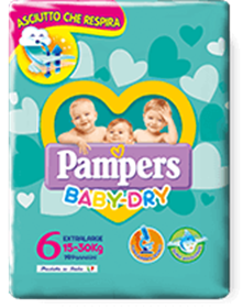 Immagine di PAMPERS BABYDRY E/Lx13 OS 7.59